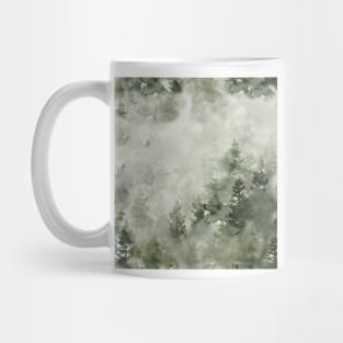 Evergreen in Watercolor Pattern Mug